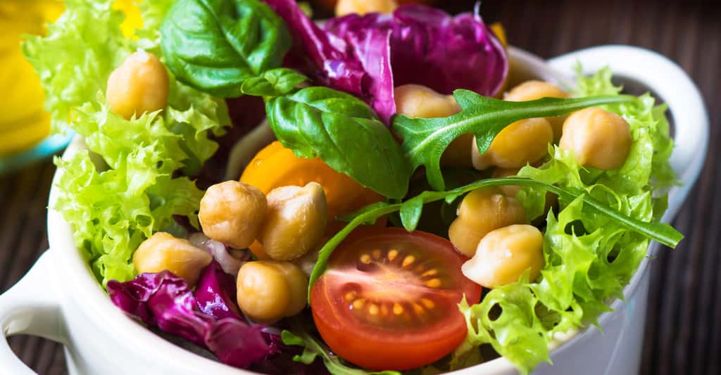 Une délicieuse salade d'été avec différentes variétés de salades vertes. © Dani Vincek, Shutterstock 