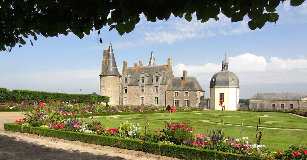 Jardin et château des Rochers-Sévigné, près de Vitré. © Fanchonline, CC by-sa 3.0