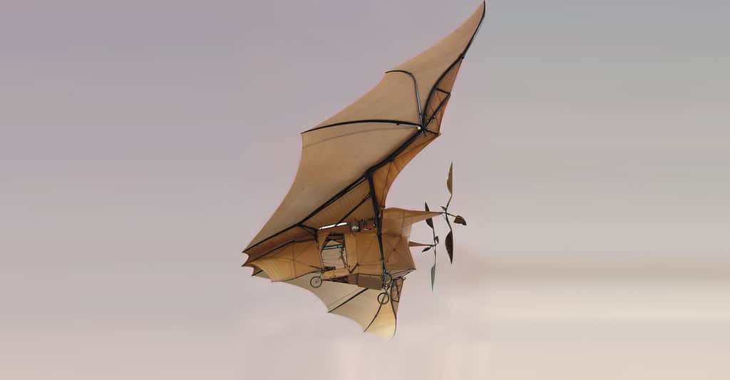 L'« avion-chauve-souris », de Clément Ader, est un exemple d'engin bioinspiré. © Roby CC by-sa 2.0