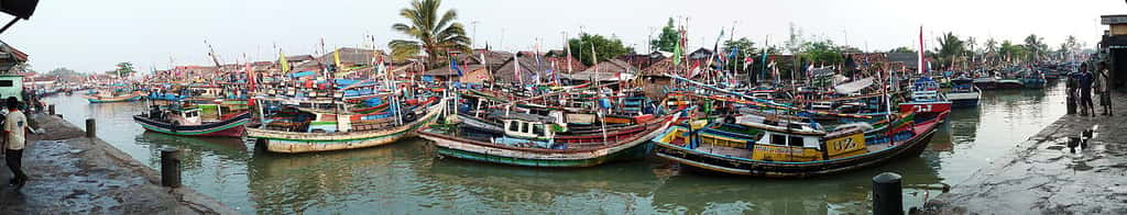 Le port de pêche de Labuan, Java, Indonésie. © Sémhur, wikimedia Commons, CC by-sa 3.0