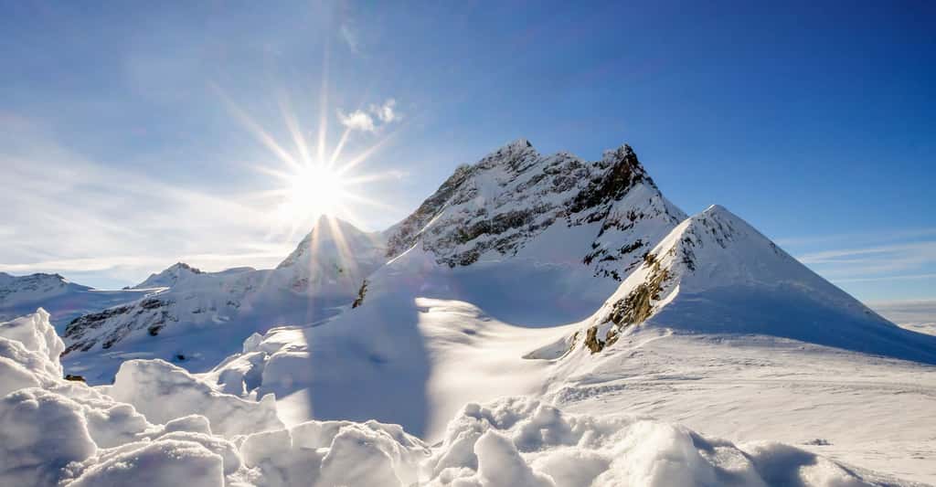 Col de la Jungfraujoch en Suisse. © Krissanapong Wongsawarng, Shutterstock