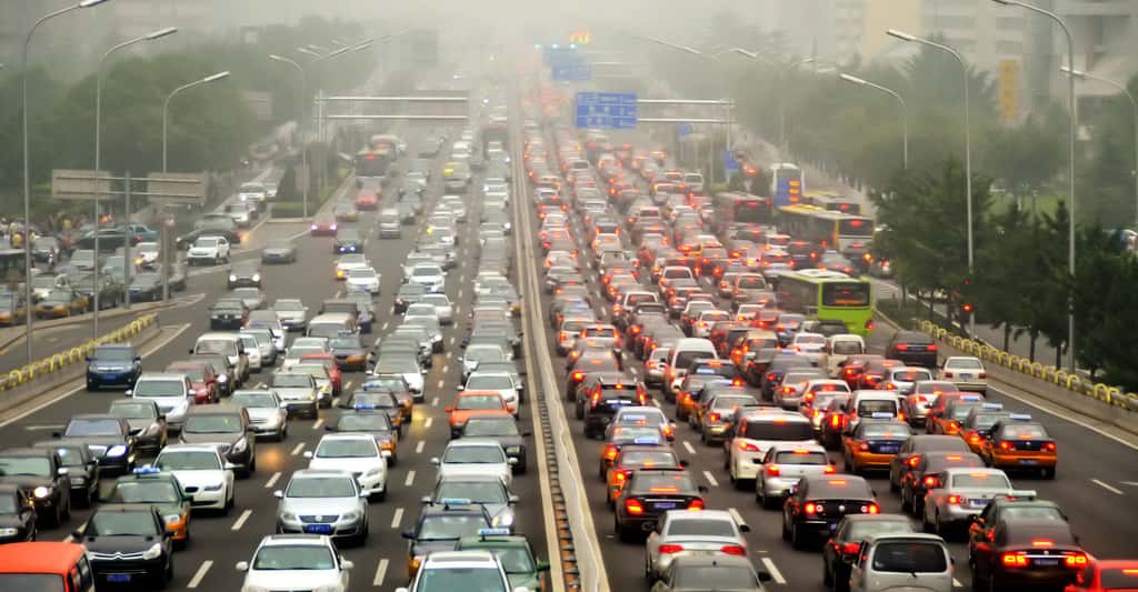 Pollution à Beijing, trop de circulatio. © Safia Osman, CC BY-NC 2.0