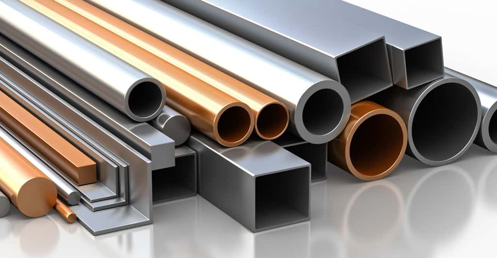 Quels sont les secrets de fabrication de l'acier ? Quels sont ses alliages ? Ici, des matériaux de construction en fer. © Inozemtsev Konstantin, Shutterstock