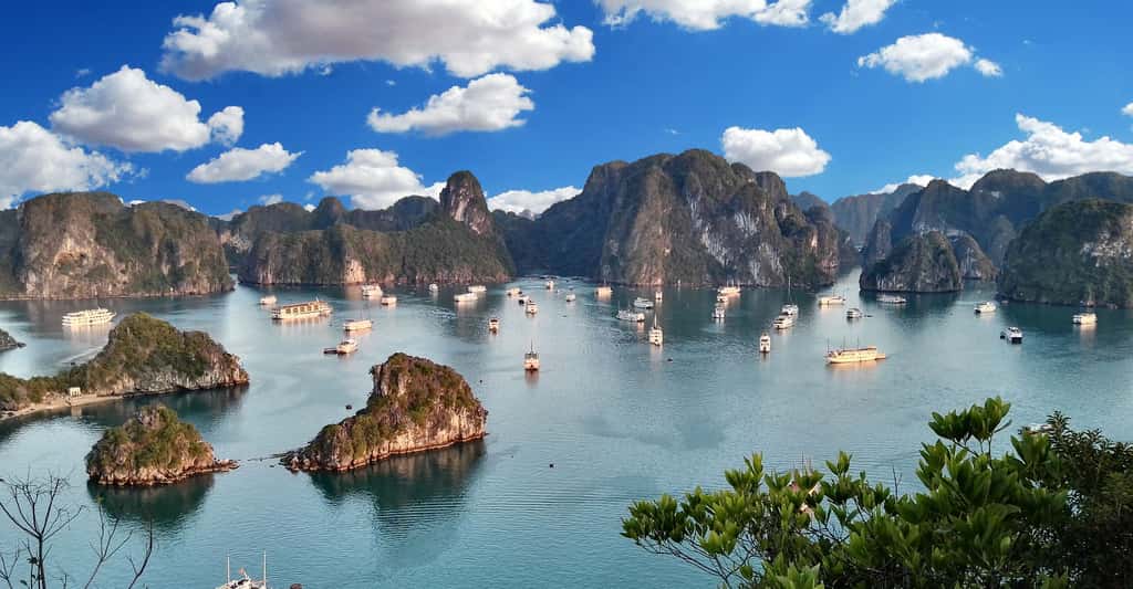 La baie d'Halong au Vietnam. © IronyMerony, Pixabay, DP