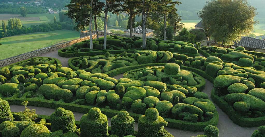 Les jardins suspendus de Marqueyssac sont une des merveilles de l'Aquitaine. Ici, le bastion de Marqueyssac. © Laugery, Marqueyssac, DR