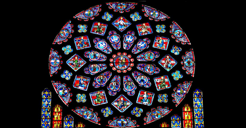Vitrail de la cathédrale de Chartres. © Mossot, CC BY-NC 4.0