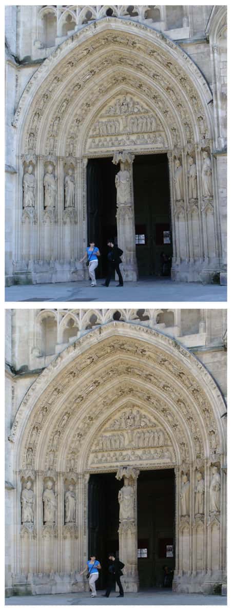 Bordeaux : cathédrale Saint-André ; portail nord. © J.-P. Louvet