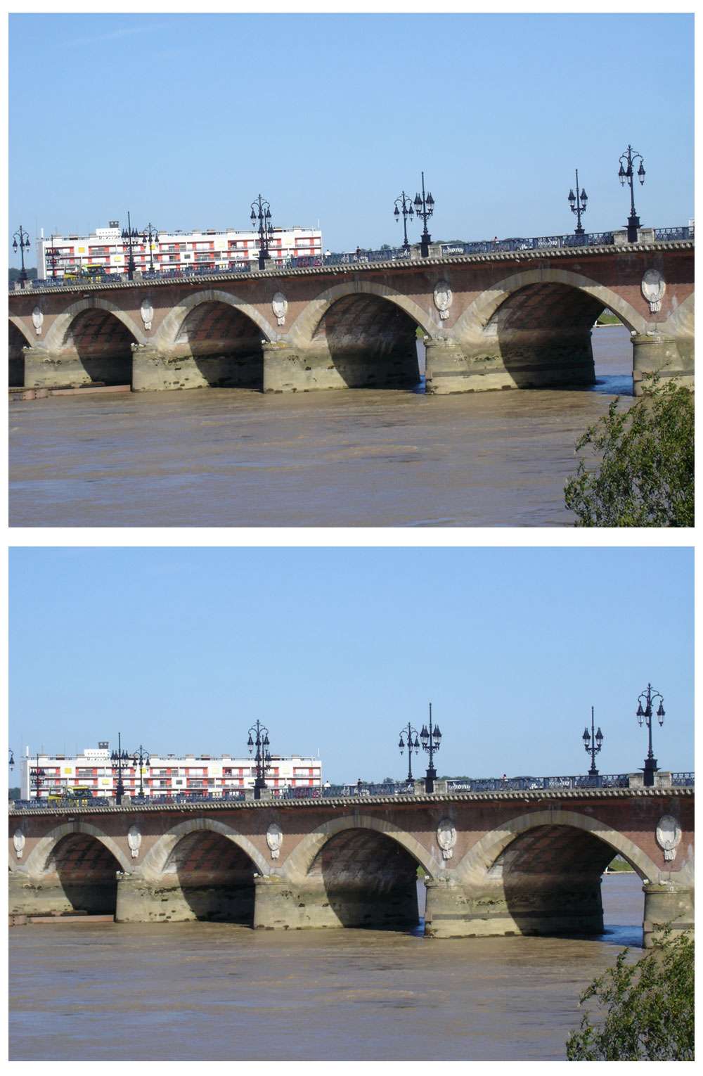 Bordeaux : le « pont de pierre ». © J.-P. Louvet