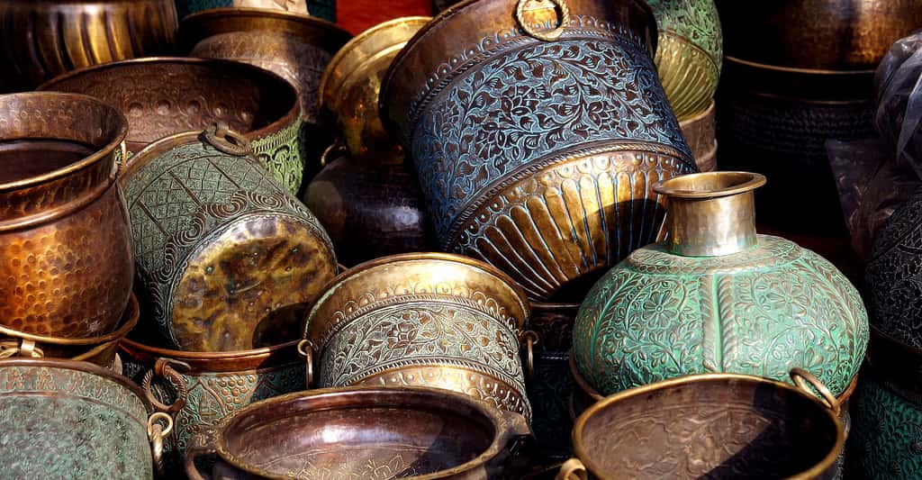 Ustensiles de cuisine en cuivre. © Ankitasiddiqui, Pixabay, DP