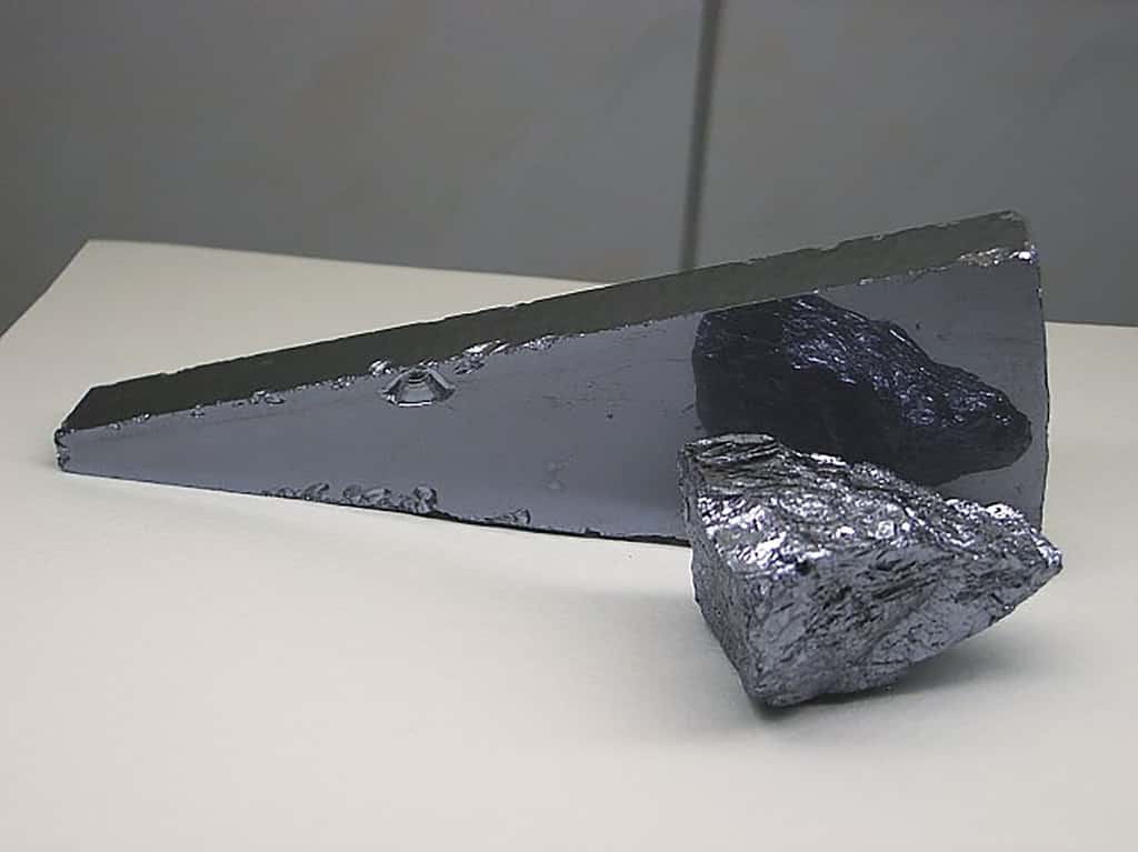 Le silicium sert dans l'alliage avec l'aluminium. © Woelen, <em>wikimedia commons, </em>3.0