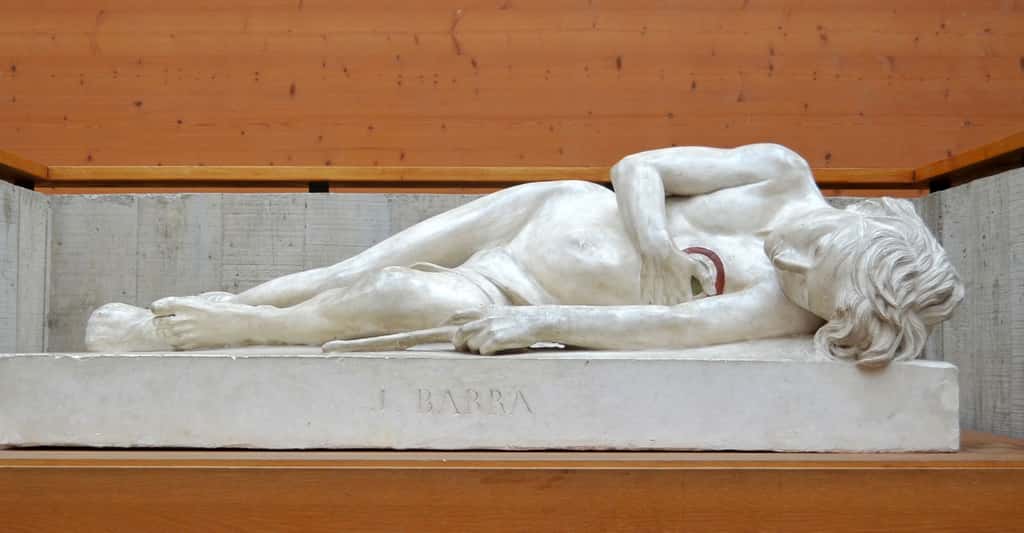 Modèle du marbre représentant Joseph Bara par le sculpteur David d'Angers (1838). © Selbymay, <em>Wikimedia commons</em>, CC by-sa 3.0