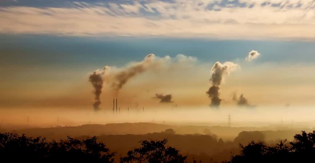 Le gaz carbonique qui s'échappe des villes. © Foto-Rabe, Pixabay, DP