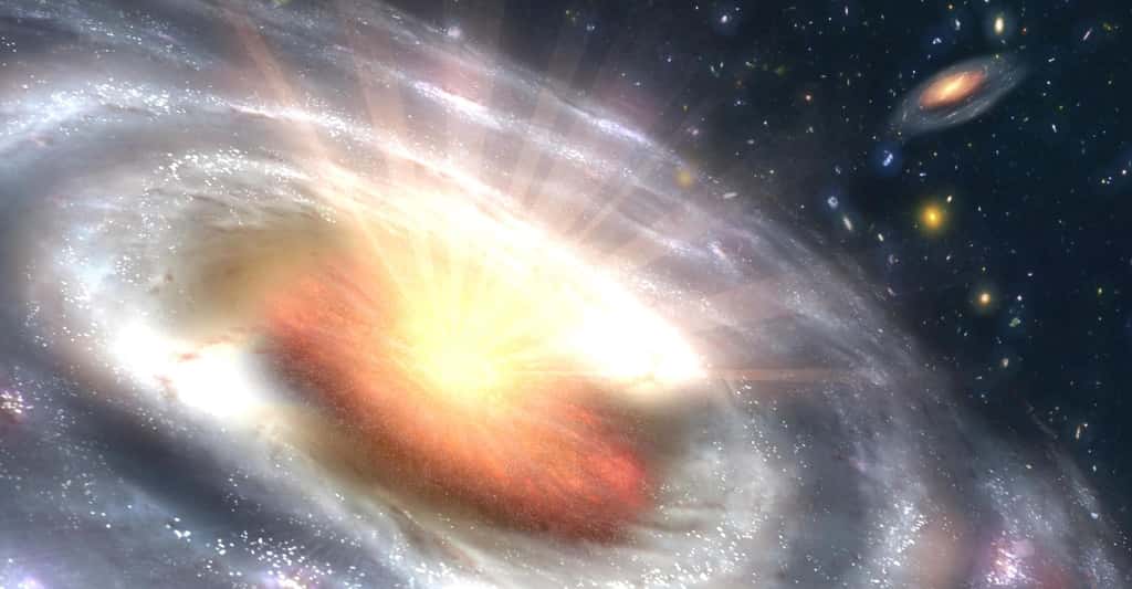 La découverte des quasars, tout comme celle des trous noirs, marqua l'histoire de l'astronomie. Ici, une représentation d'un trou noir. © Nasa, DP