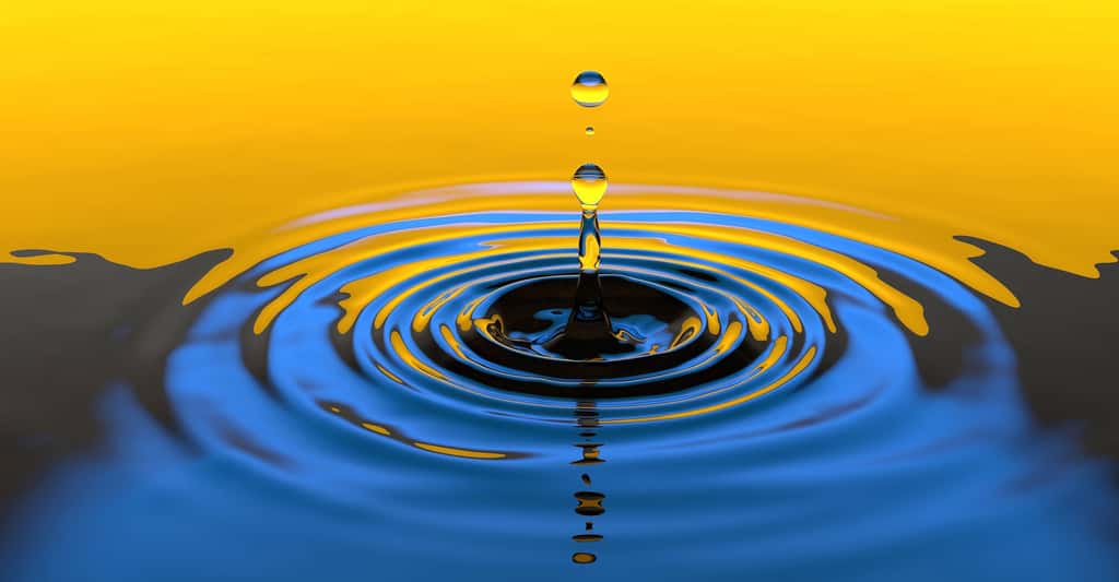 Les caractéristiques des molécules d'eau ne sont pas communes à tous les liquides. © Gimono, Pixabay, DP