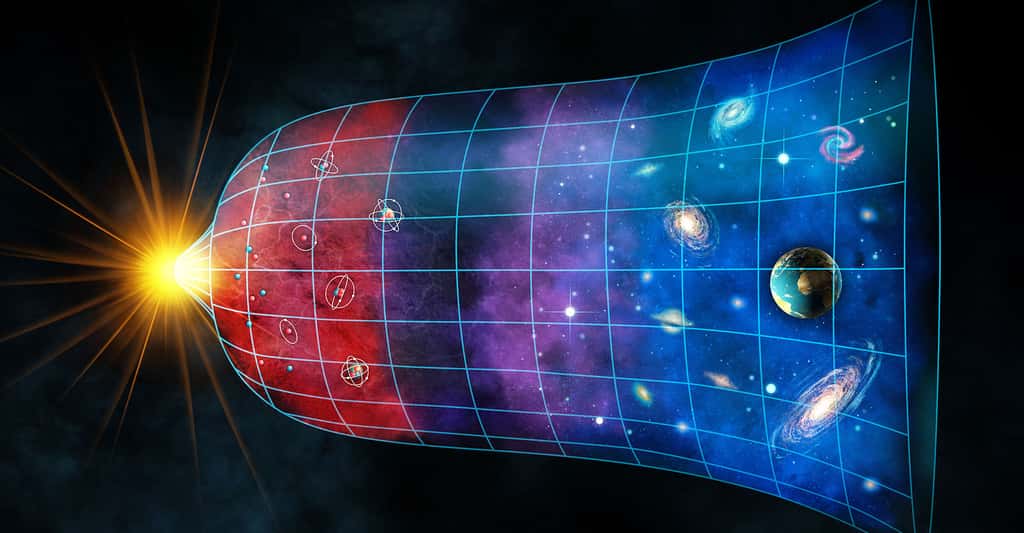 L'expansion de l'Univers du Big Bang à nos jours. © Andrea Danti, Shutterstock