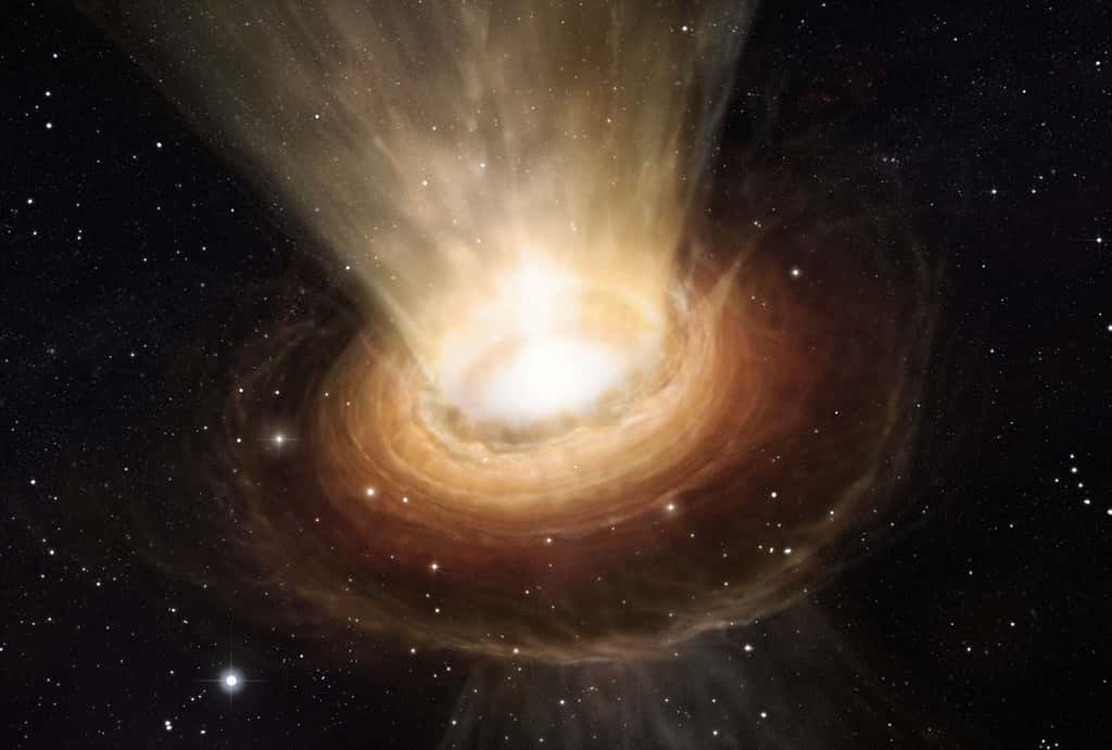 La galaxie NGC 3783 et son trou noir