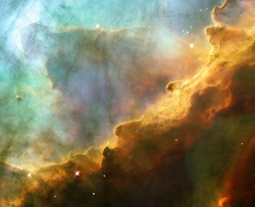L'histoire de l'univers recèle encore bien des mystères. (ici, la nébuleuse M17 : photographie prise par le télescope Hubble). © Domaine public