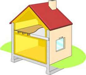 Traiter les ponts thermiques dans une maison permet d’obtenir une enveloppe du bâti performante, et par conséquent de réduire les déperditions énergétiques de manière drastique. © Isover