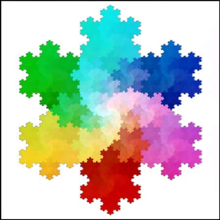 Les fractales sont des objets mathématiques étudiés par la géométrie. © Solkoll Domaine public