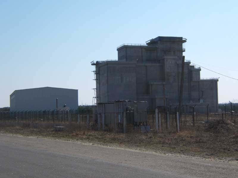 La nouvelle installation de stockage à sec. © Tchernobyl NPP, 2007