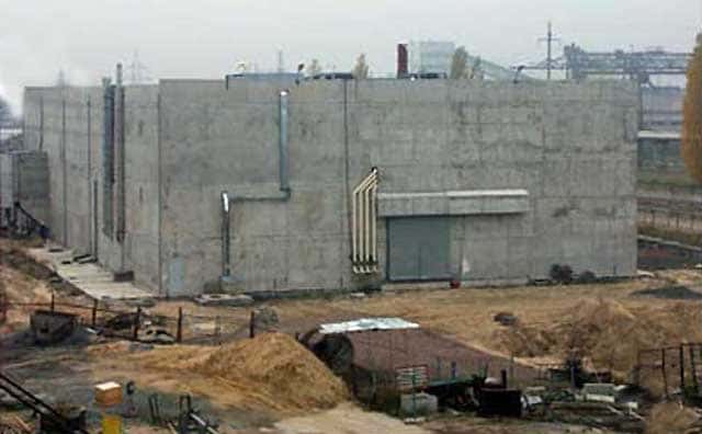 L'installation pour le traitement des effluents liquides. © Tchernobyl NPP, 2006 