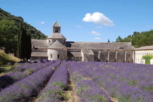 L'abbaye cistercienne de Sénanque, une idée de visite si vous faites du tourisme dans le Vaucluse. © EmDee, CC by sa 3.0, by sa 2.5, by sa 2.0 et by sa 1.0 