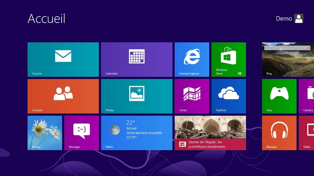 Pari risqué : la nouvelle interface de Windows 8 risque de bouleverser les habitudes des utilisateurs de l'ancien système d'exploitation. Futura-Sciences l'a testé pour vous. © FS