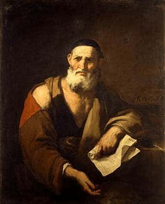 Portrait du philosophe Leucippe, considéré comme l'inventeur de l'atomisme philosophique. © Jean-Jacques Milan, DP
