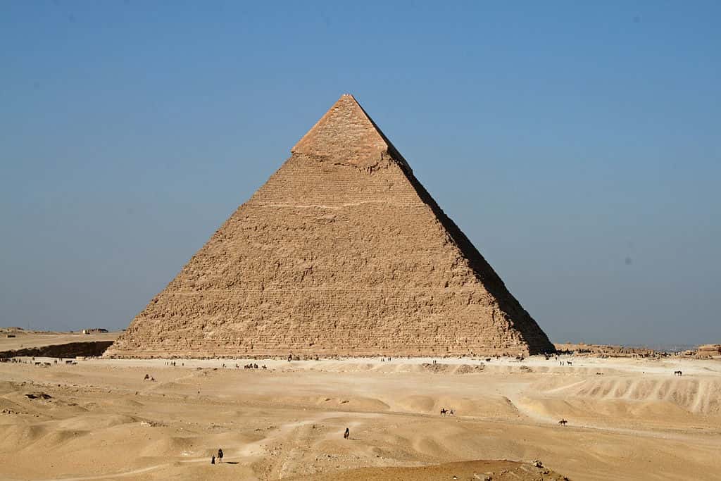 La pyramide de Khéphren, sur le plateau de Gizeh. © Daniel Fafard, DP