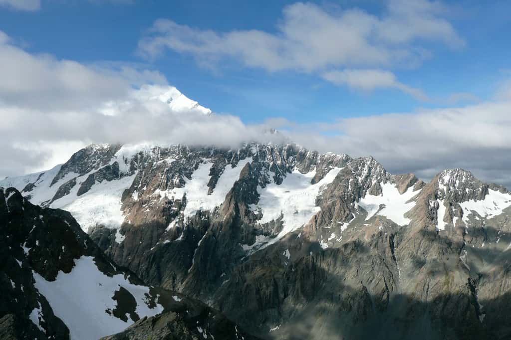 Le mont Cook, vu de Copland Pass. © Bruno Cédat