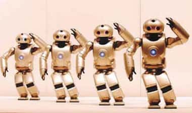 Après les premiers robots, apparaissent les robots humanoïdes. © Robot SDR-4X, Sony