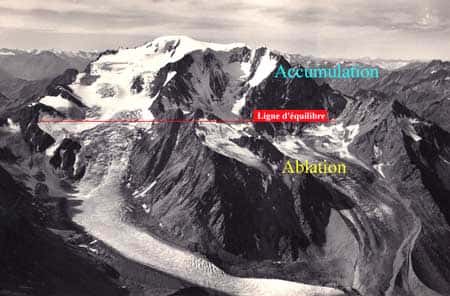  Mont Vélan (VS) 3731 m - Glaciers de Valsorey (à gauche) et de Tseudet (à droite) vers 1935 - Ed. Gyger - Tous droits de reproduction interdit