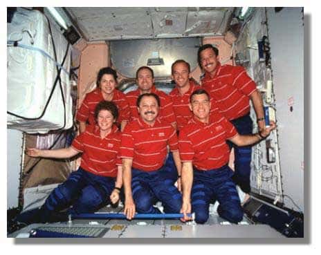Ce pourrait être un équipage en partance pour Mars… Photo prise dans la Station Spatiale. Crédits : NASA