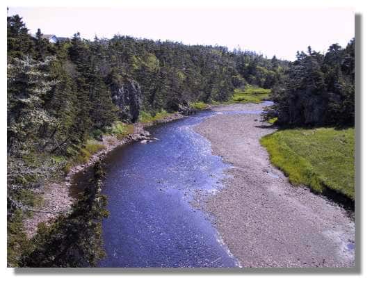 La Belle rivière de Langlade, qui porte bien son nom. &copy; C. Marciniak