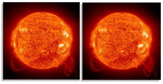 <br />A gauche, une étoile ; à droite une anti-étoile...<br />La lumière qui nous proviendrait de ces dernières serait exactement similaire à celle provenant des étoiles !