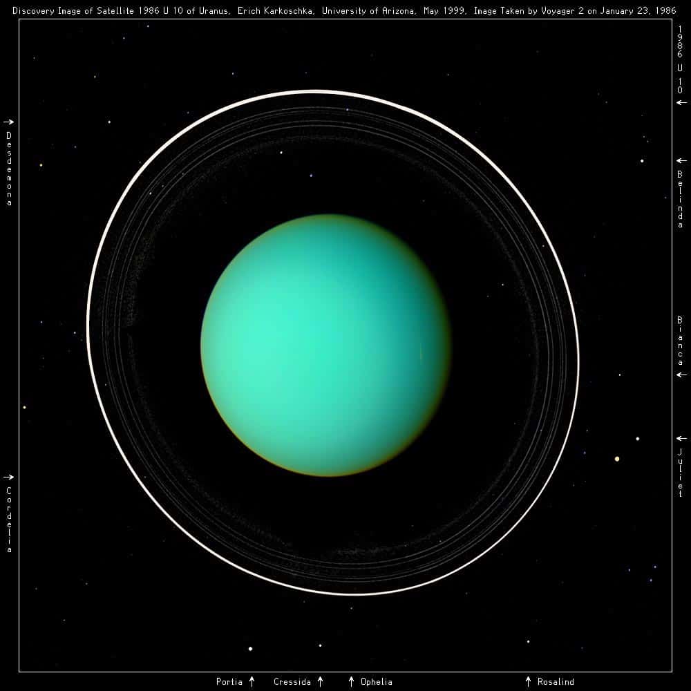 La planète Uranus. © Erich Karkoschka, <em>University of Arizona</em>