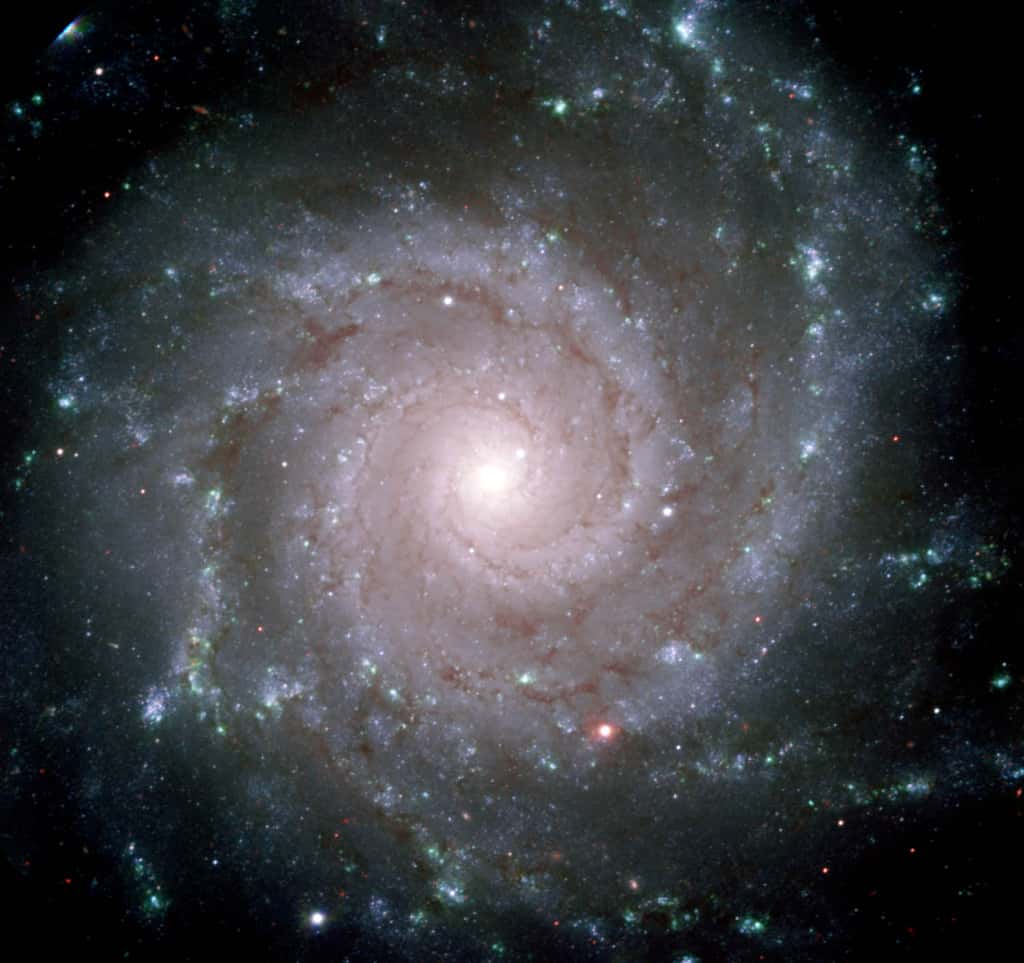  Galaxie spirale, vue de face.