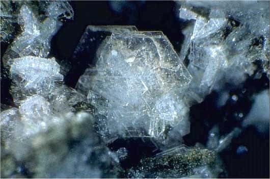 La tridymite. © Webmineral - Lou Perloff. © Atlas of Minerals