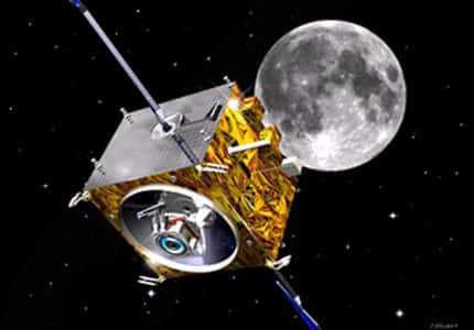 <br />Sonde orbitale lunaire Smart 1 équipée d'un moteur ionique<br />&copy;  ESA 