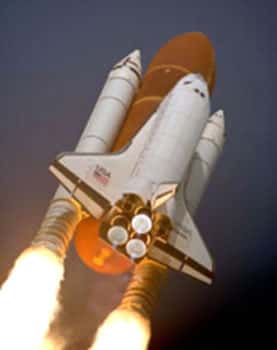 <br />Les deux boosters solides de la navette américaine<br />&copy;  NASA