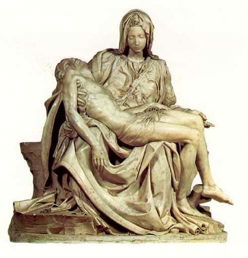 Pieta de Michel Ange.