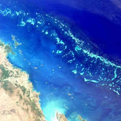 Grande Barrière Australie.