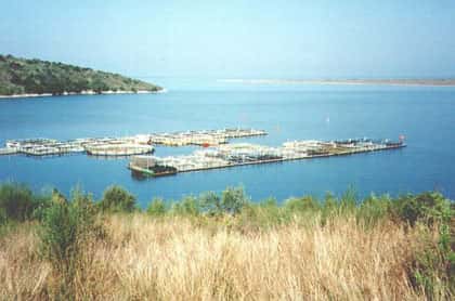 Aquaculture en Grèce.