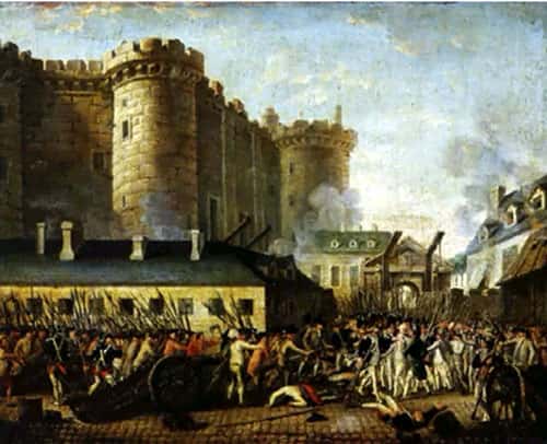Prise de la Bastille : Juillet 1789 © Domaine public 
