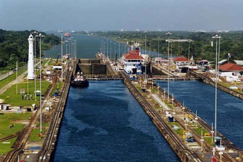 Canal de Panama, exemple de modification des habitats. © Stan Shebs, GNU FDL, 1.2 