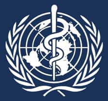 Le logo de l'OMS, un des nombreux organismes de surveillance de la grippe. © DR