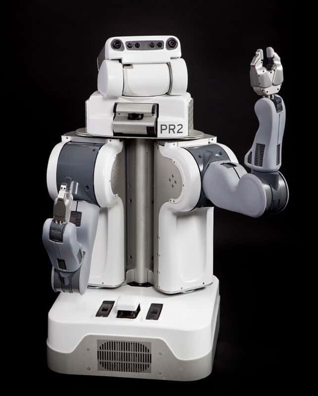 Figure 3. Le robot de service PR2, fabriqué par la société Willow Garage. © Courtesy of Willow Garage