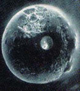 Microsphérule. © T.Culler, Apollo 11 Crew/Nasa