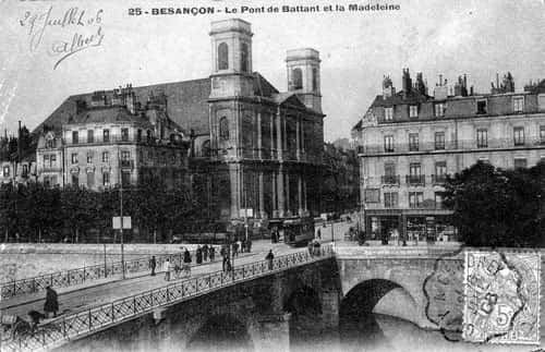 Besançon, le pont battant. © Domaine public
