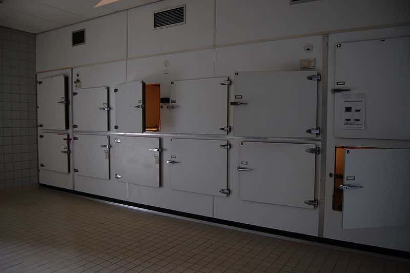 La morgue permet de conserver les cadavres, en attendant l'autopsie. © P.J.L Laurens, Wikimedia, CC by-sa 3.0